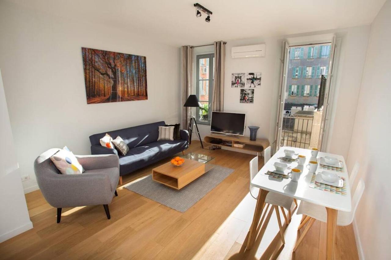 F2 Terrasse, Moderne, Hyper Centre, Clim, Ascenseur- Dubouchage Apartment Nice Bagian luar foto