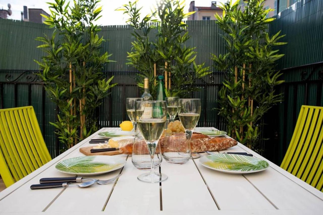 F2 Terrasse, Moderne, Hyper Centre, Clim, Ascenseur- Dubouchage Apartment Nice Bagian luar foto