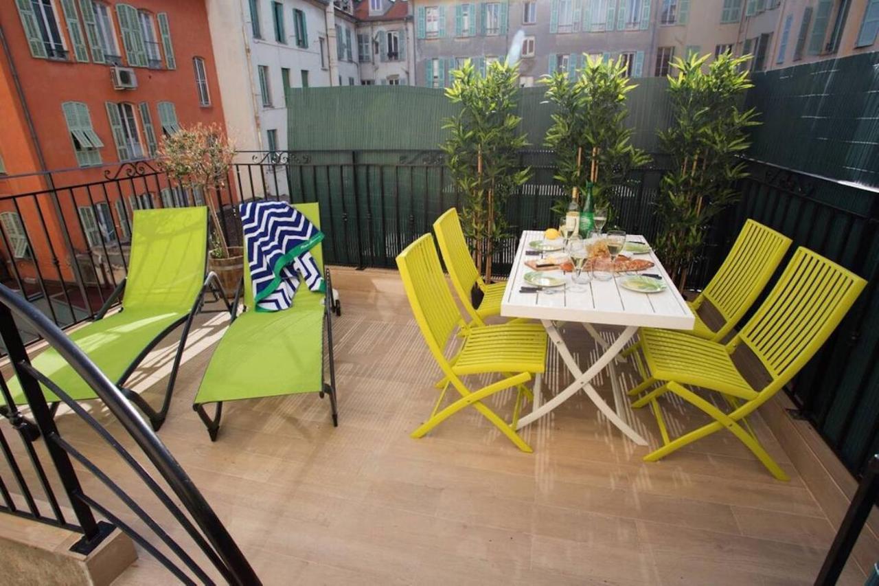 F2 Terrasse, Moderne, Hyper Centre, Clim, Ascenseur- Dubouchage Apartment Nice Bagian luar foto